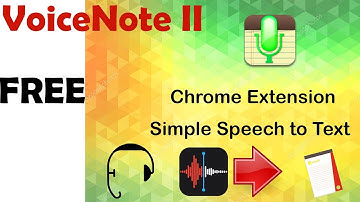 Introduction to Voicenote II  free speech to text extension for Chrome Browser