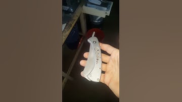 My first prototype friction folding knife,  let me know what you think!!