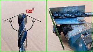 Tips for sharpening drill bits in 15 seconds, Ideas for making your own drill sharpener