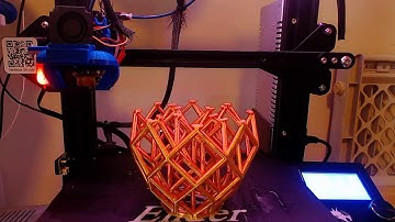 Cubic Lattice Statue TimeLapse