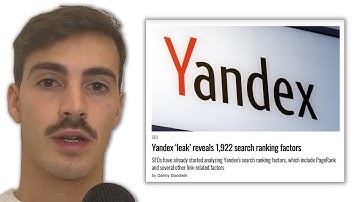 🔓 Yandex Leaks 1922 Ranking Factors (downloadable)