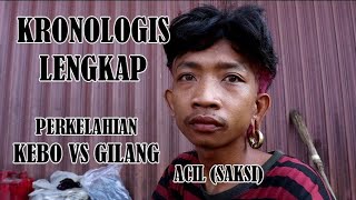 KRONOLOGIS LENGKAP PERKELAHIAN KEBO VS GILANG ANAK VESPA EXTREME BERAKHIR MAUT OLEH SAKSI ACIL