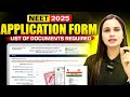List of Documents Required for NEET 2025 Registration | NEET 2025 Update #neet #neet2025