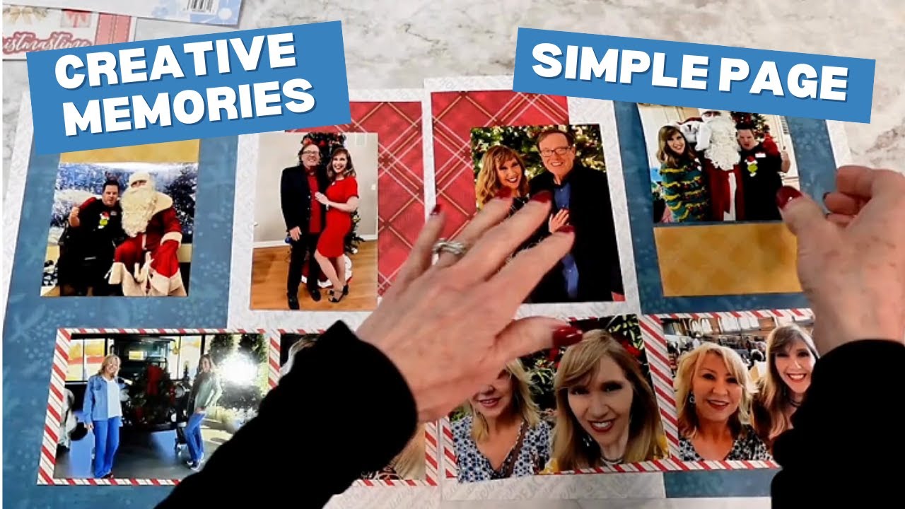 Scrapbook With Me! Creative Memories Simple Page Kit #12 Christmas Edition