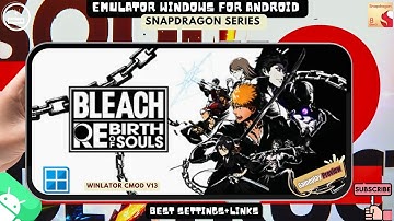 BLEACH REBIRTH OF SOULS ANDROID | WINLATOR CMOD V13 BIONIC (ROG PHONE 8) #emulationdid 