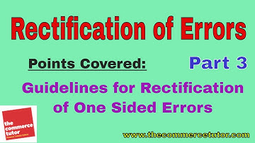 Rectification of Errors Part 3 [Hindi]