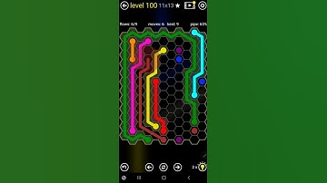 How To Solve Flow Free Hexes Extreme Hextangle Pack Level 100 Walk Through Solution Walkthrough
