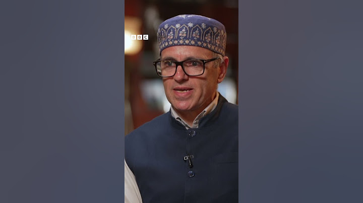 Omar Abdullah, Chief Minister of Jammu and Kashmir, spoke to BBC’s Stephen Sackur. | BBC News India