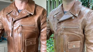 Natural Horsehide Chromexcel Custom Ridley Jacket from Thurston Brothers