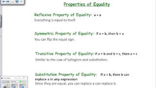 2-5 Reasoning in Algebra 2013