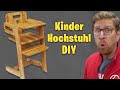 Stabilen Kinderhochstuhl Aus Holz Selber Bauen || Mit Bauanleitung