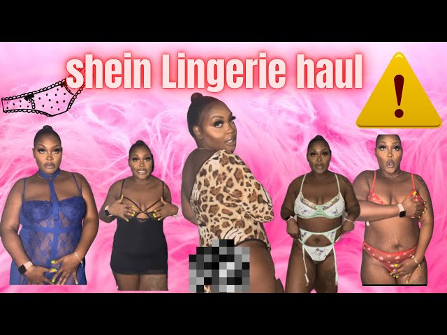 EXTREME‼️SHEIN LINGERIE TRY ON HAUL/PLUS SIZE #2023 