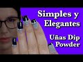 Uñas Elegantes con Dip Powder. ESP