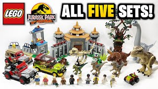 EVERY LEGO Jurassic Park 30th Anniversary Sets Review
