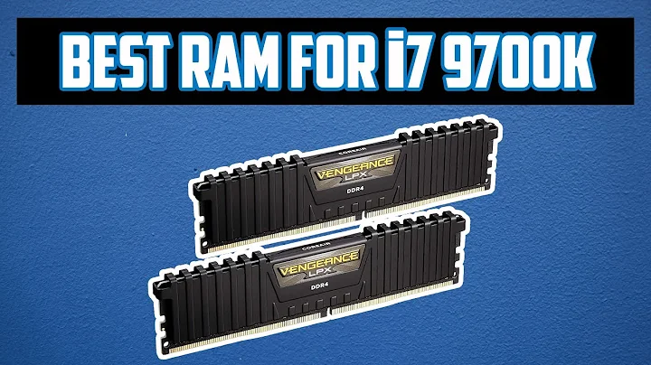 2023 i7 9700k 최고의 RAM 선택