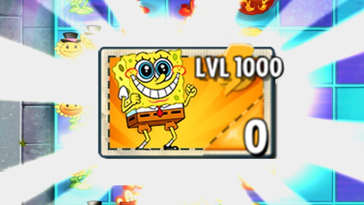Plants vs Zombies Mod Spongebob: Repeater Spongebob LEVEL 1000 vs Zombies Fight! - YouTube
