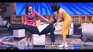 TUKUL BELAJAR PILATES SAMA SHANDY AULIA | INI BARU EMPAT MATA (03/08/19) PART 2