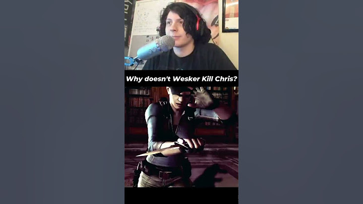 Why Doesn't Wesker Take Out Chris? #shorts #residentevil #funny
