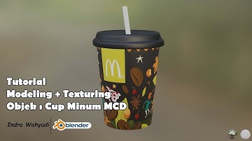 Tutorial Blender 3.0: Modeling + Texturing + Render MCD Cup