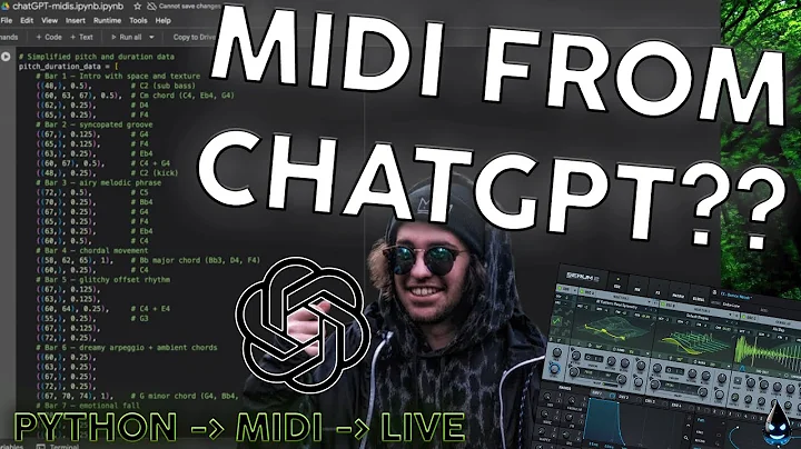 ChatGPT Writes COMPLEX Melodies with PYTHON?! (MIDI into Ableton) 🤯