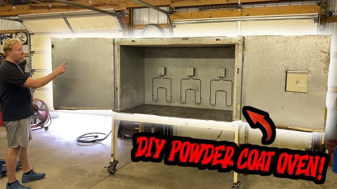 RETROFITTING AN ELECTRIC SMOKER INTO A POWDER COATING OVEN 