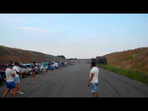 Mitsubishi Outlander 400+ Hp vs Subaru Sti 400 +Hp dragracing