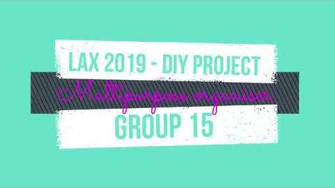 LAX 2019   DIY PROJECT 1 (MULTIPURPOSE ORGANISER)