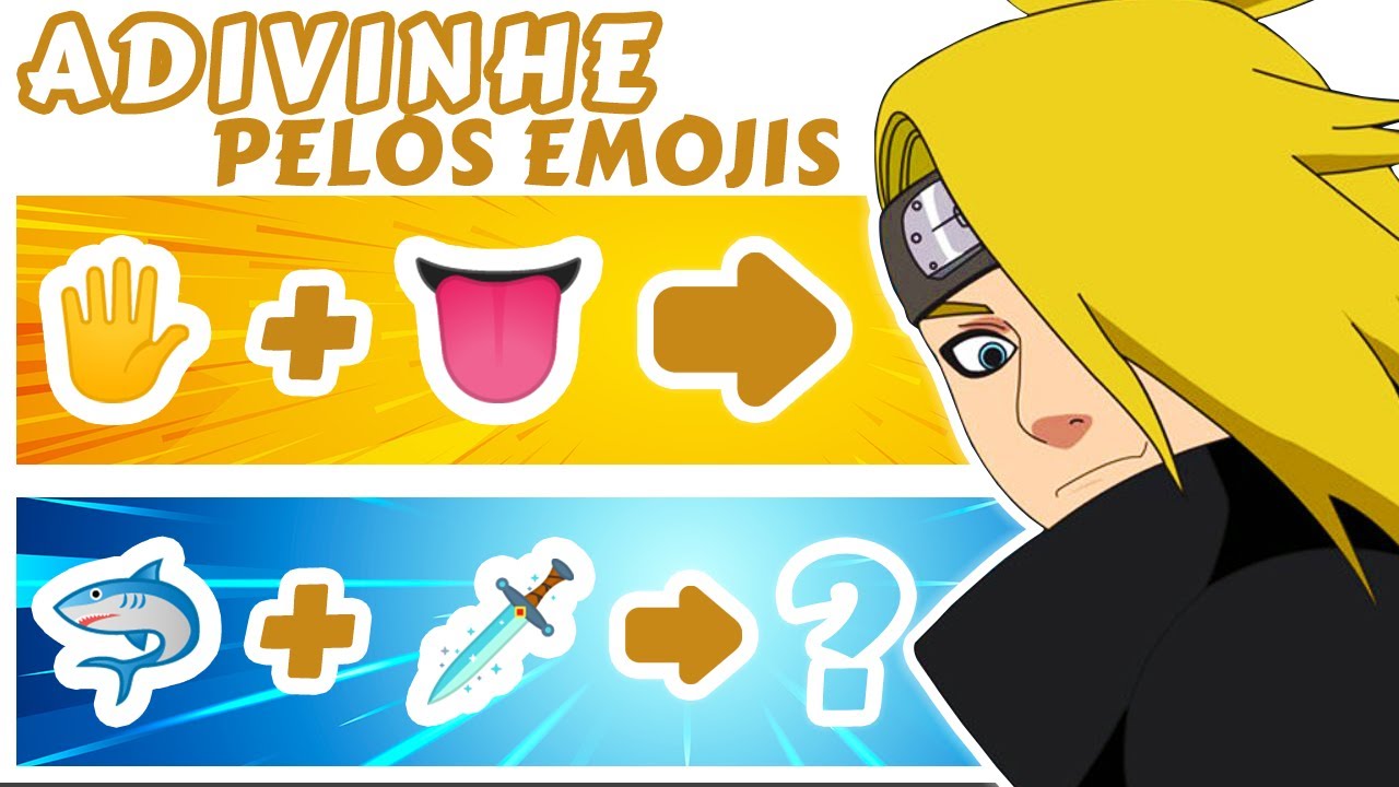 Adivinhe o personagem de Naruto com emojis!