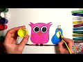 DRAWING BIRDS  ⁄ РИСУЕМ ПТИЦ И УЧИМ ЦВЕТА  ⁄ СОВУНЬЯ  ⁄ LEARN COLORS ⁄ ART  ⁄ COLOR TV