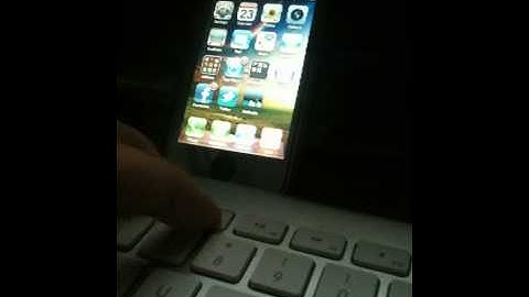 Bluetooth Keyboard Paired with iOS 4 iPhone 3G[S]