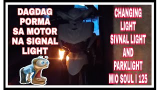 Yamaha mio soul i 125 changing parklight and signal light