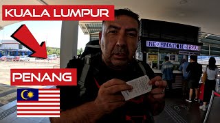 CHEAPEST Way To Travel | Kuala Lumpur to Penang Island