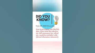 TDS/TCS Update ll Income Tax Update ll 26 AS Update