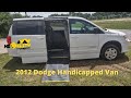 2012 Dodge Handicapped Van For Sale in Arkansas (SOLD)