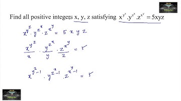Find all positive integers x,y,z satisfying x^y^z.y^z^x.z^x^y=5xyz