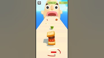 Sandwich Runner GAMEPLAY / #gameplay #games #shorts #gaming #trending #3dgames #walkthrough (5)
