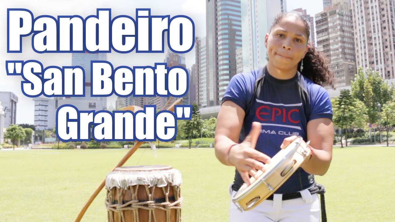 [Capoeira Music] Play Pandeiro with the rhythm 