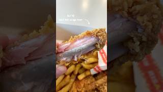 Eating Risa Chicken In Berlin