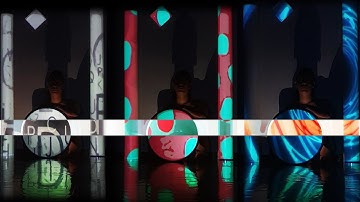 Video mapping art installation