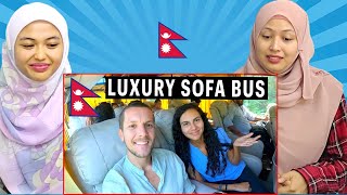 Nepal's Luxurious $11 Bus Ride: From Kathmandu to Pokhara | Malaysian Reactions