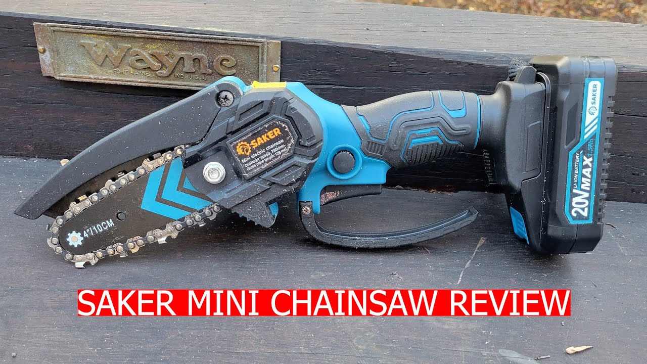 Saker Mini Electric Chainsaw - PUT TO THE TEST - Unboxing & Review 