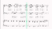 合唱 きみにとどけよう 歌詞付き Youtube