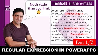 How to use regular expression in Power Apps (Part 1/2)