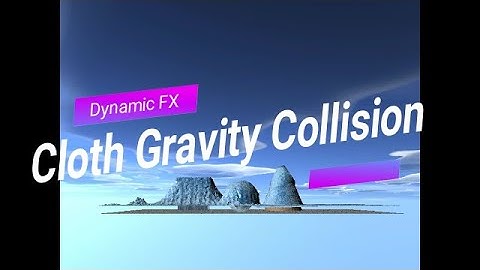 Cloth Gravity Collision Lightwave Dynamic ClothFX