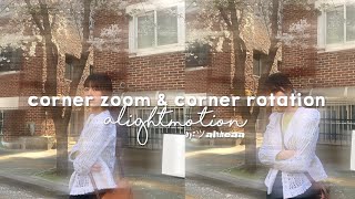 corner zoom and corner rotation // Alight Motion Tutorials || ツaltheaa screenshot 2