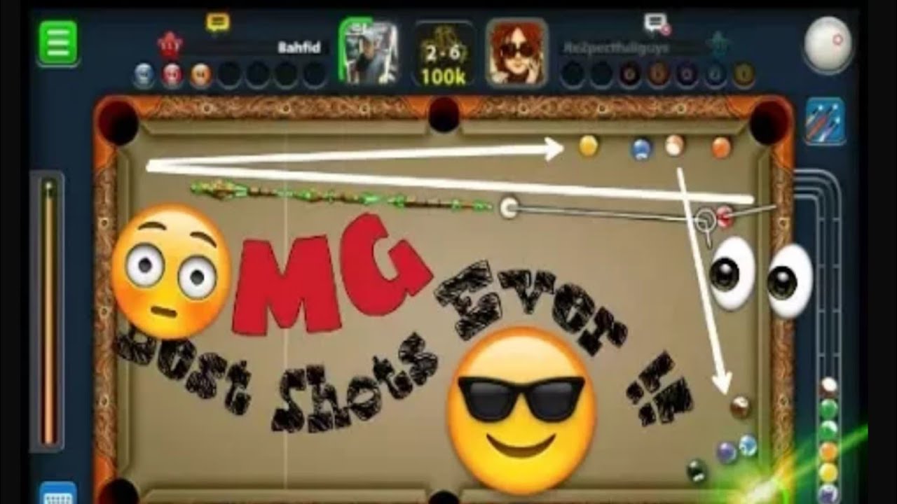 BEST SHOTS EVER | 8 BALL POOL | BEST TRICK SHOTS ...
