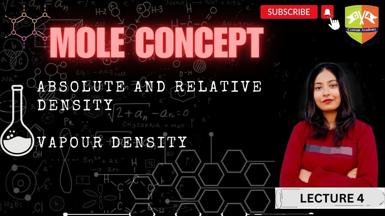 MOLE CONCEPT (Lecture 4) || Complete Theory || Grade XI || JEE NEET CBSE