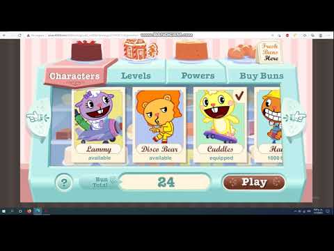 Jugando a Happy tree friends: Run And Bun PARTE 3