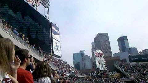 Fly over on Opening Day at Target Field 4/12/2010