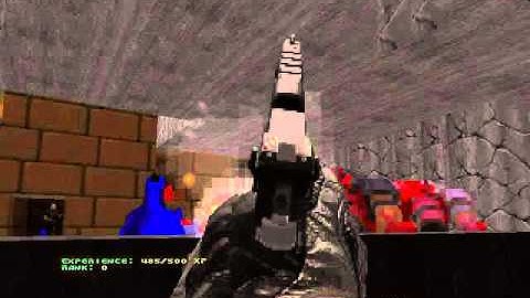 Modern Warfare 2 Doom Mod - MAP02, noob playing.